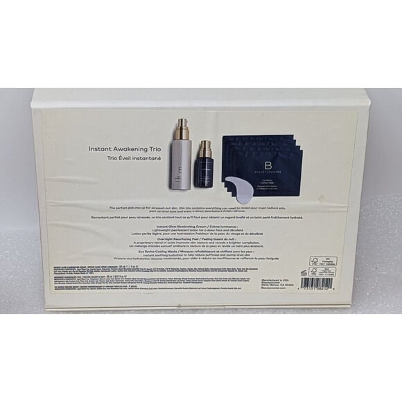 Beautycounter Instant Awakening Trio Eye Masks Illjuminating Cream & Peel - Picture 2 of 3